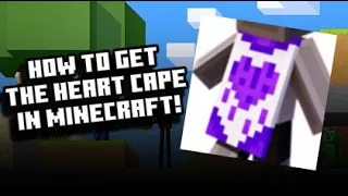 How To Get The New Twitch Heart Cape In Minecraft!