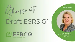 Glimpse into draft ESRS G1 Business conduct