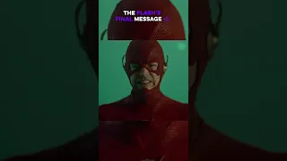 The Flash's Final Message ⚡#shorts