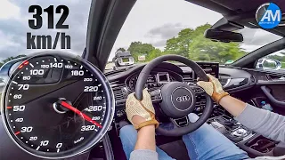 Audi RS6 Performance (605hp) - 0-312 km/h acceleration!