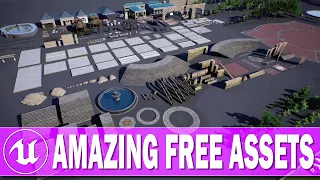 Amazing Unreal Asset Giveaway -- City Park Collection