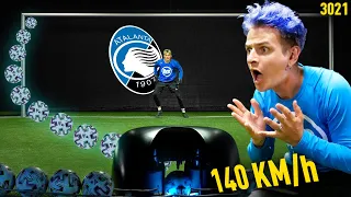 ⚽🧤 SPARAPALLONI del FUTURO VS PORTIERE ex ATALANTA! (unico al mondo)