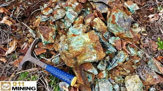 High Grade Gold, Silver & Copper Ore From A Mine Dump!