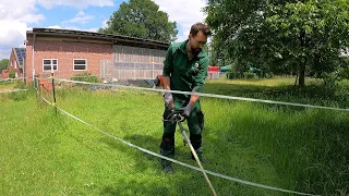 Trimming of Tall Grass and Nettles