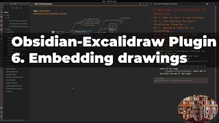 Part 6: Intro to Obsidian-Excalidraw: Embedding drawings