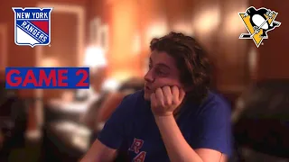 Rangers Fan Reaction - Rangers 2 Penguins 3 - Game 2