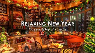 Relaxing New Year Jazz Music at Cozy Winter Coffee Shop Ambience ☕ Smooth Jazz Piano Music to Unwind