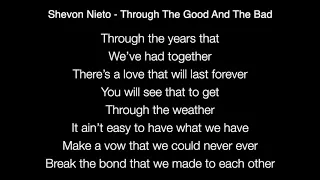 Shevon Nieto - Through The Good & The Bad lyrics Original - America's Got Talent 2020