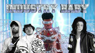 Lil Nas X,Jack Hallow & Michael Jackson AND Eminem || INDUSTRY BABY X BEAT IT X GODZILA ||