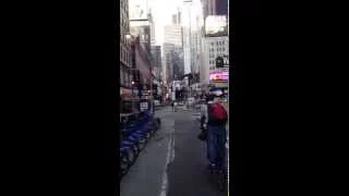 Times Square NYC Bike Lane