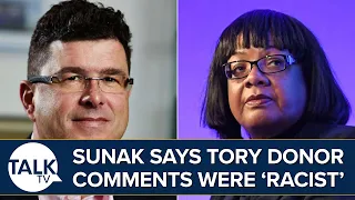 Tory Donor Scandal: Prime Minister Confirms Comments as Racist