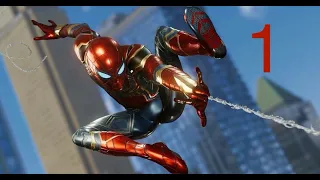 Spider-Man Remastered ИГРОФИЛЬМ часть 1 (Костюм Железного Паука) DLC Ограбление