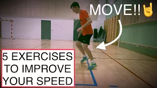 BADMINTON FOOTWORK #8 - 5 EXERCISES TO IMPROVE YOUR SPEED