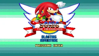 KNUCKLES IT'S YOUR TURN Sonic the Hedgehog: Blasting Adventure (KNCUKLES GAMEPLAY)