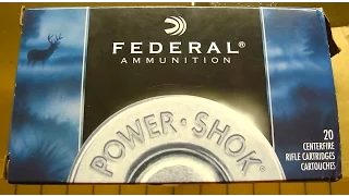 .308 win Federal Power Shock SP 180 gr Gel Test