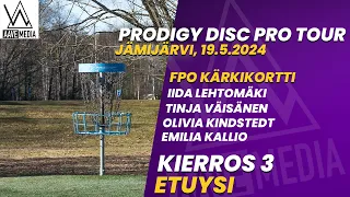 Prodigy Disc Pro Tour Jämijärvi K3E9, Lehtomäki, Väisänen, Kindstedt, Kallio, PDPT 2024