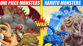 One Piece Monsters vs Naruto Monsters Turf War | SPORE