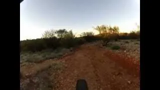 MTB Alice Springs B Line & down Valentine Way.avi