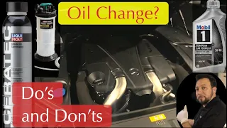 Mercedes s550 oil change | How to change engine oil | #oilchange | josecitomarin | #repairjose