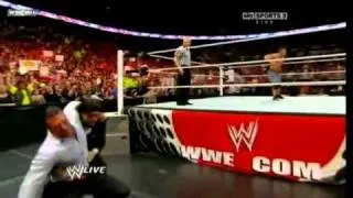 John Cena Attitude Adjustment (FU) to Alberto Del Rio (HQ)
