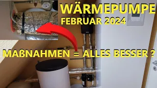 Stromverbrauch und Effizienz meiner Wärmepumpe im Februar 2024 - Weitere Maßnahmen und Schritte