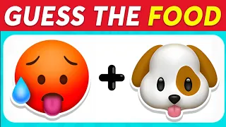 Guess the Food by only 2 Emojis🍟🍔  | Food and Drink Emoji Quiz