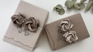 Gift Packing | Gift Wrapping Ideas + Kawasaki Rose Origami Tutorial（Mother's Day Gift）