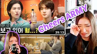 SUCHWITA YOONGI & JIN FEAT. HOBI 💜REACTION💜 [슈취타] EP.12 SUGA with Jin #2023BTSFESTA [From Twitch]