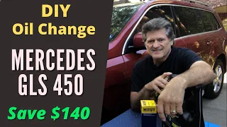 Mercedes Benz GLS 450 Oil Change DIY