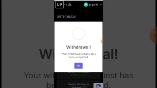 up-ads || bitcoin faucet || withdraw Proof #shorts