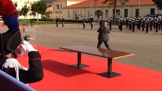 Giuramento del 139° Corso formativo Carabinieri alla Scuola Allievi CC di Iglesias.