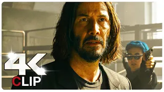 Neo Meets Morpheus Scene | THE MATRIX 4 RESURRECTIONS (NEW 2021) Movie CLIP 4K