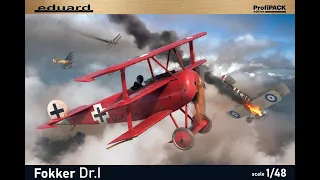 Fokker Dr.I : Eduard : 1/48 Scale : In Box Review