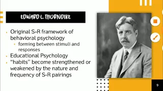 Thorndike and skinner