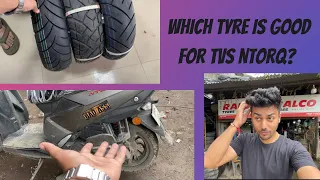 New tyre for tvs ntorq | best tyre for tvs ntorq | how to select prefect tyre | the ray vlogs |