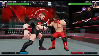 finn balor 5 star vs aj styles full match wwe #mayhem#game