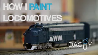 Model Railroad - Painting Trains