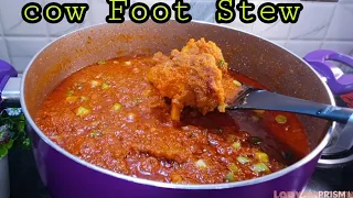 HOW TO MAKE COW FOOT STEW// NIGERIAN PARTY STEW// HOW TO MAKE STEW