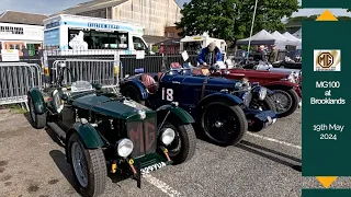 MG100 Centenary at Brooklands. A walk around the various paddocks