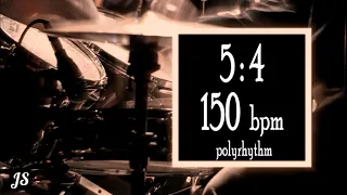 150 Bpm - 5:4 Polyrhythm Drum Beat