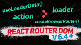 Обзор React Router v6 4+. Form,  action, loader, useLoaderData.. [eng subs]