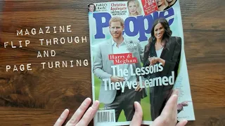 ASMR | Magazine Flip Through and Page Turning (Whisper)