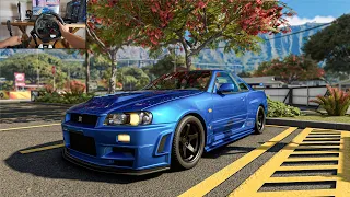 The Crew Motorfest - R34 Skyline Free-Roam (Logitech G29)