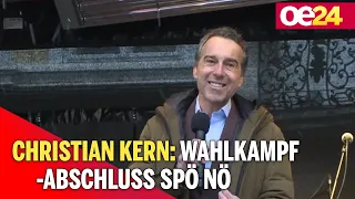 Christian Kern | Wahlkampfabschluss SPÖ NÖ