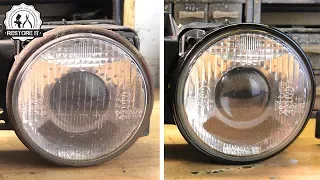 BMW E30 Headlight Restoration | BMW E30 325i Sport Restoration E6 S1