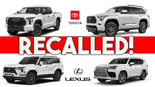 GAME OVER!  Toyota RECALLS New Turbo V6 Engines in Multiple Toyota and Lexus Trucks & SUVs