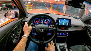 Hyundai i30 N Night Drive | POV Test Drive #690 Joe Black