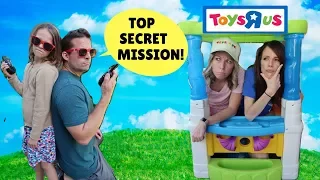 Addy & Jason Take Down the Pretend Toy Store !!!