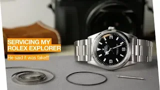 Servicing my Rolex Explorer - NOT BY ROLEX