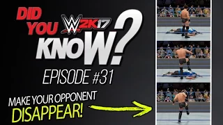 WWE 2K17 Did You Know? Make Your Opponent Disappear, CAS Easter Egg & More! (Episode 31)